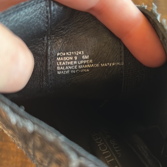 Adam Tucker Cowhide Soft Sole Western Booties | Size 6 - Picture 6 of 6